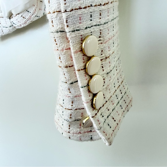 Veronica Beard Ivory Textured Blazer - Picture 4 of 11